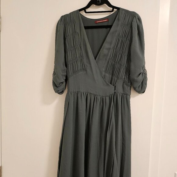 Comptoir Des Cotonniers 100% Silk Wrap Dress (sz12) - Picture 1 of 3